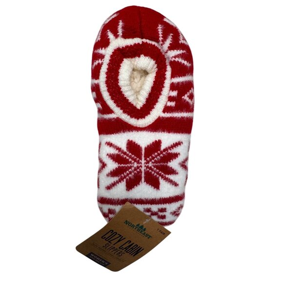 2/$30 NWT Northeast Outfitters Cozy Cabin Slippers Aloe Infused Comfy Snug Fit - Picture 5 of 8